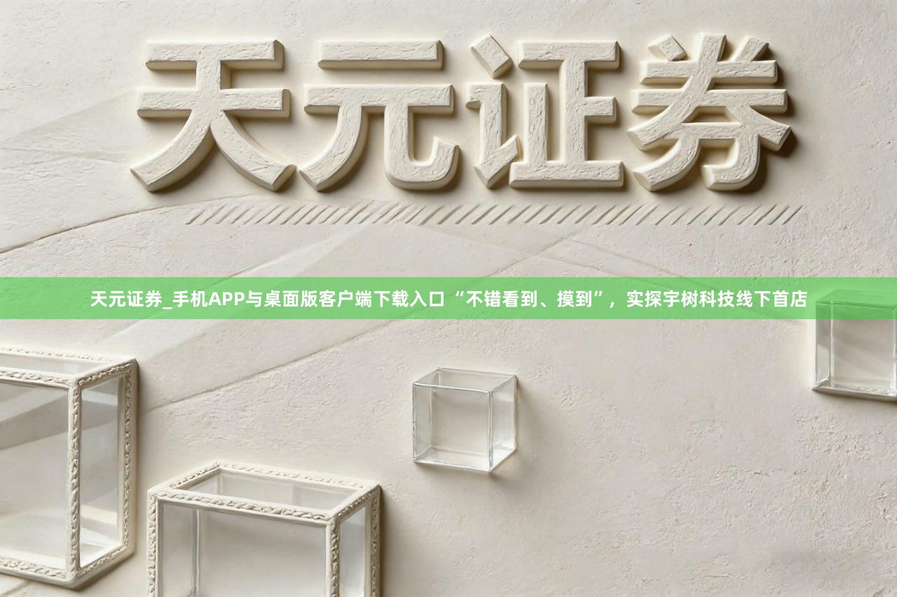 天元证券_手机APP与桌面版客户端下载入口 “不错看到、摸到”,实探宇树科技线下首店